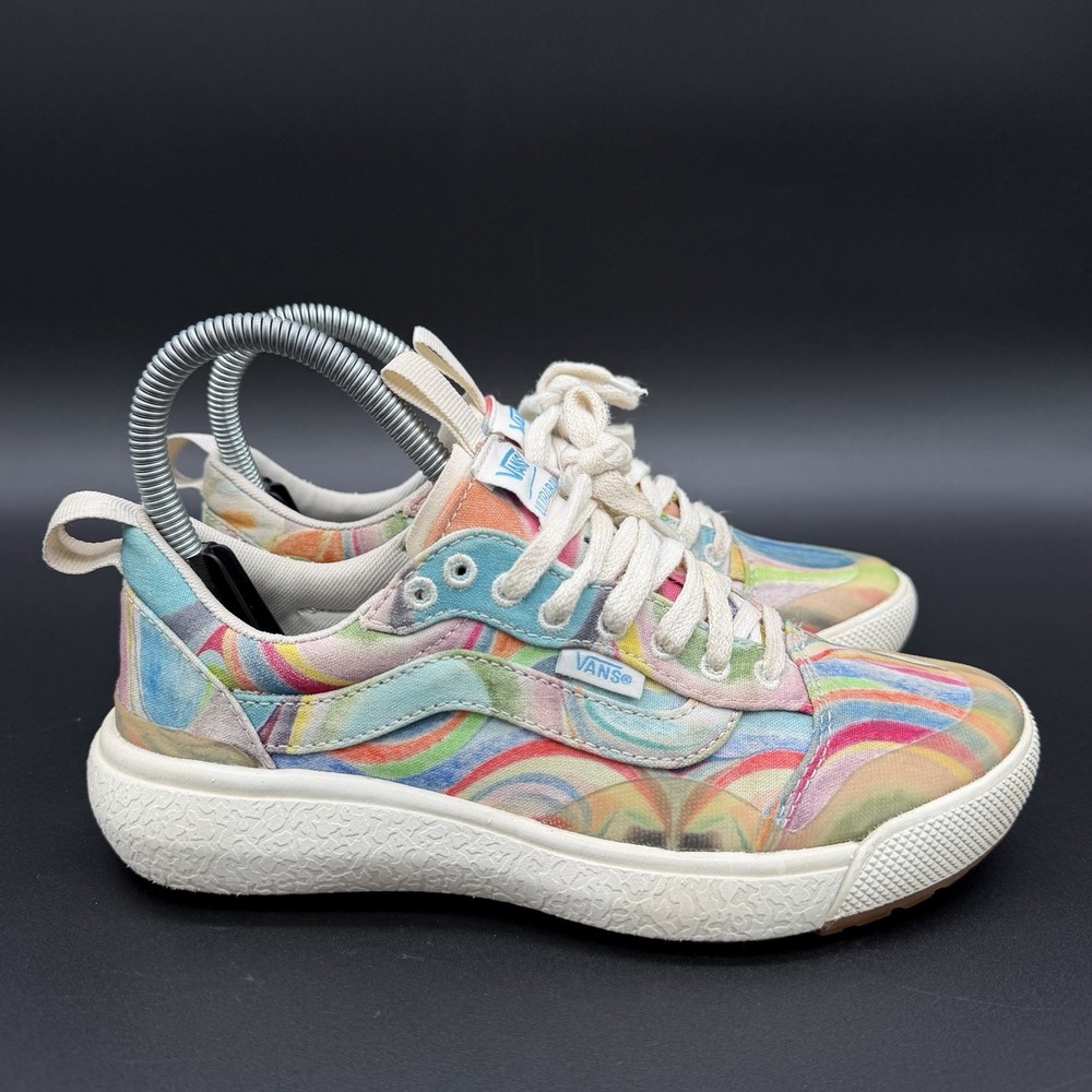 Vans x Ultrarange Exo SE Swirl Chris Johanson Multicolor Shoes Women's Size 6